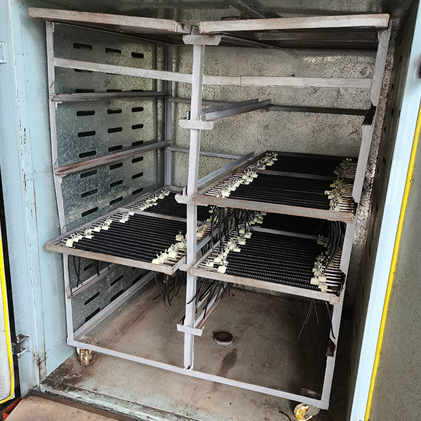 Spring connecting cable production processing