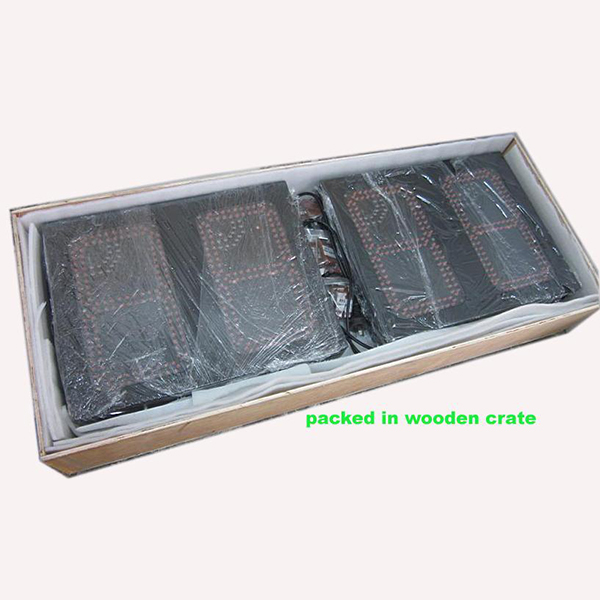 Wooden box packing