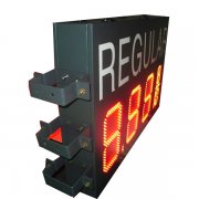 Clamp for installation of the LED gas sign