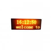 P7.62 semi-outdoor 32X96 pixels yellow LED sign