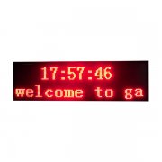 P7.62 semi-outdoor 32X120 pixels red LED moving sign