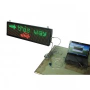 P16RG 16X64 pixels LED moving sign