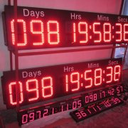 4 and 12 inch LED timer with days