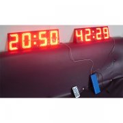 4.5 inch LED timer with lithium battery power