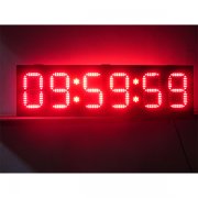 8 inch 6 digits LED clock display