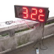 8 inch outdoor LED temperature sign