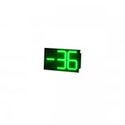 12 inch green temperature LED sign