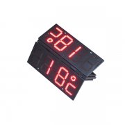 14 inch double sided LED digital clock(temperature)