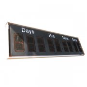 Wooden box packing for outdoor 12 inch LED clock sign